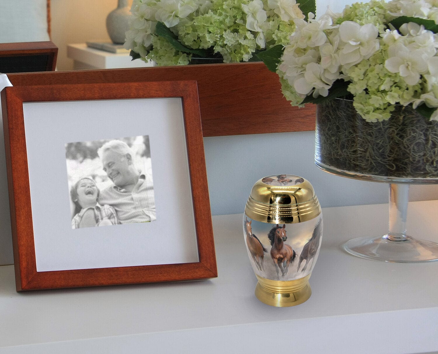 Commemorative Cremation Urns Wild Horses Cremation Urn
